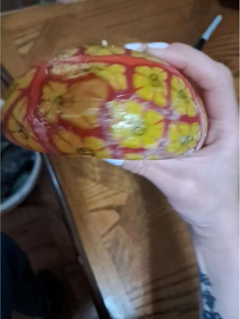 Vintage‎ 90s psychedelic Mushroom Candle. Hand Made. Unused, Unburned